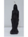 Vela Grande Negra Mujer 20cm