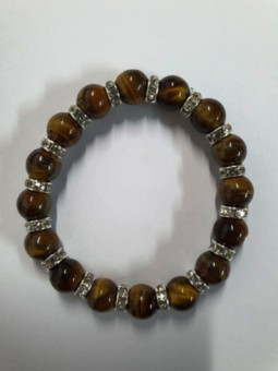 Pulsera Mineral Ojo de Tigre