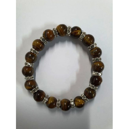 Pulsera Mineral Ojo de Tigre