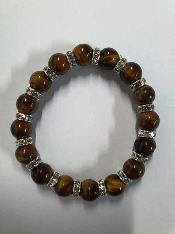 Pulsera Mineral Ojo de Tigre