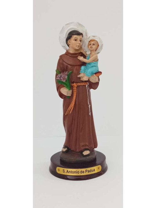 Figura de Resina San Antonio de Padua, 12cm