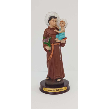 Figura de Resina San Antonio de Padua, 12cm