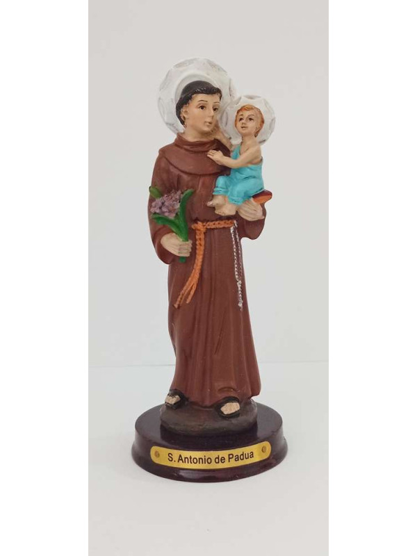 Figura de Resina San Antonio de Padua, 12cm