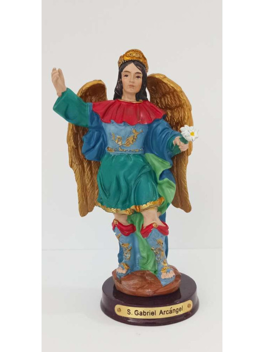 Figura de Resina San Gabriel Árcangel, 12cm