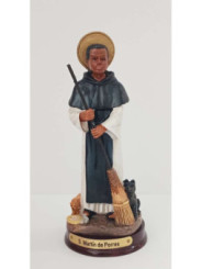 Figura de Resina San Martin de Porres, 12cm