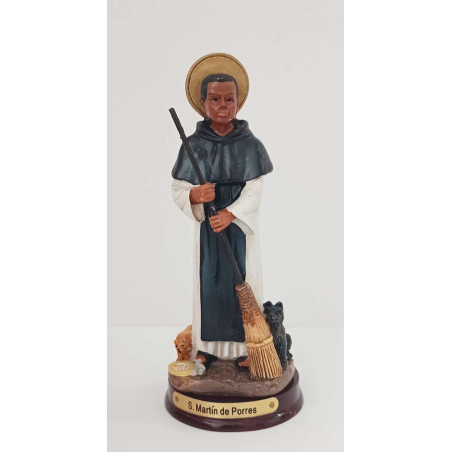 Figura de Resina San Martin de Porres, 12cm