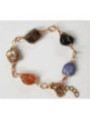 Pulsera Color Cobre con 5 chips Mineral