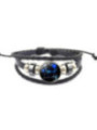 Pulsera Luminosa de Cuero Ajustable de la Constelación Piscis