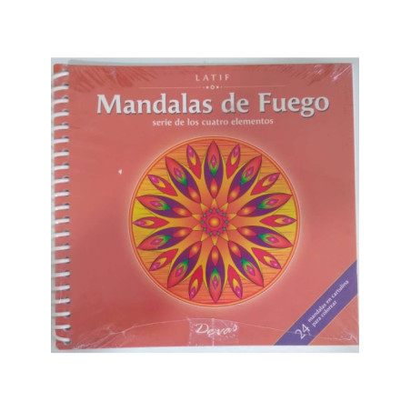Mandalas de Fuego. Tapa deteriorada.