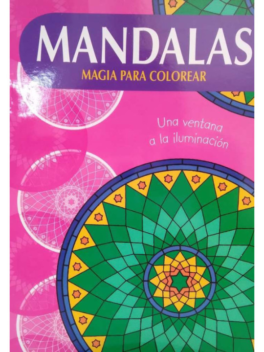 Mandalas, Magia para colorear. Tapa deteriorada.