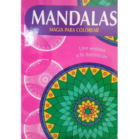 Mandalas, Magia para colorear. Tapa deteriorada.