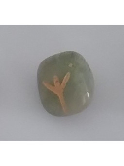 Amuleto de las Runas Aventurina Alguiz. Protección.