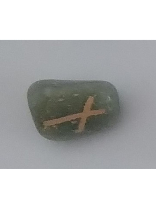 Amuleto de las Runas Aventurina Gebo. Regalo.