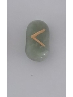 Amuleto de las Runas Aventurina Kaunaz. Arte.