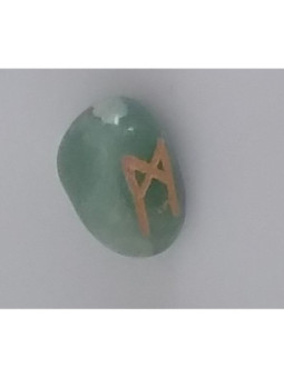 Amuleto de las Runas Aventurina Mannaz. Humanidad.