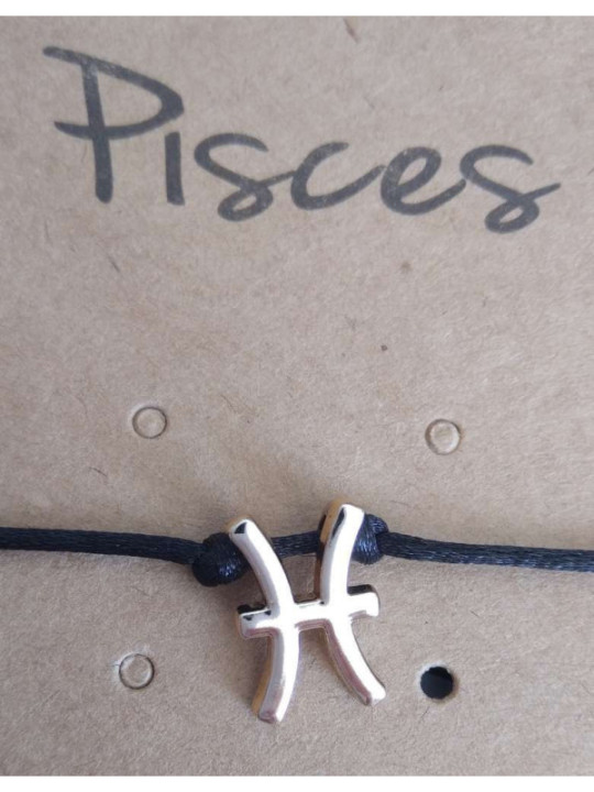 Atractiva Pulsera signo Piscis