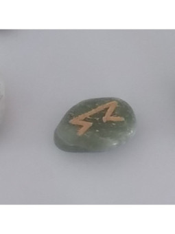 Amuleto de las Runas Aventurina Pertho. Destino.