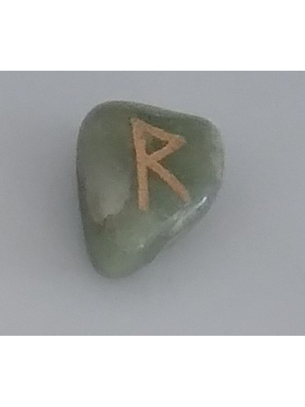 Amuleto de las Runas Aventurina Raido. Viaje.