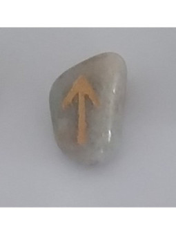 Amuleto de las Runas Aventurina Teiwaz. Justicia.