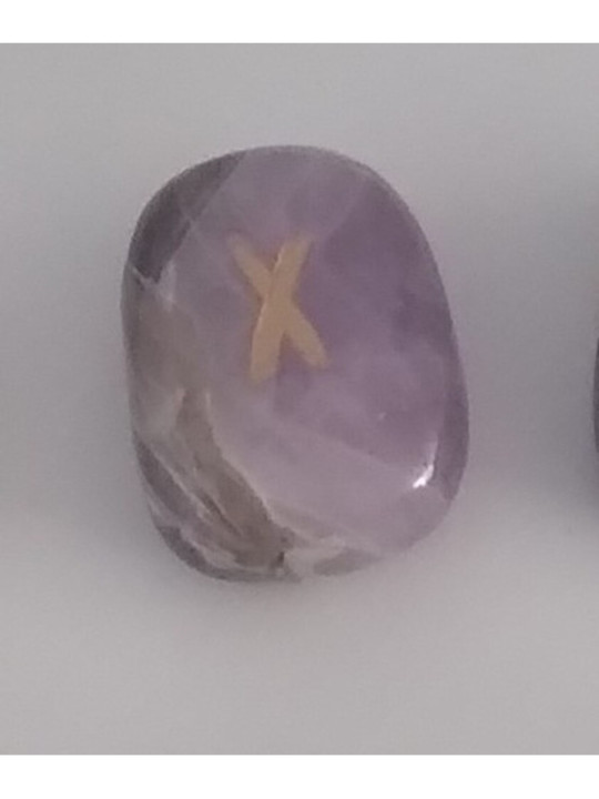 Amuletos de las Runas Amatista Gebo. Regalo.