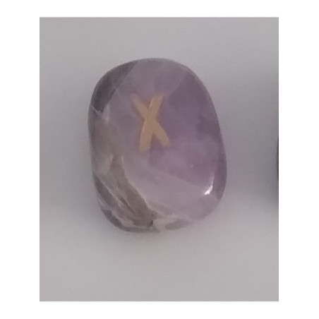 Amuletos de las Runas Amatista Gebo. Regalo.
