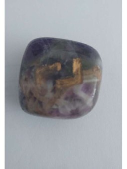 Amuleto de la Runas Amatista Jera. Cosecha.