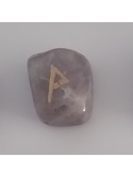 Amuleto de las Runas Amatista Wunjo. Éxito.