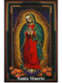 Estampa Plastificada Santa Muerte de 5x7,5cm.