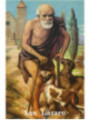 Estampa Plastificada San Lazaro. 5x7,5cm