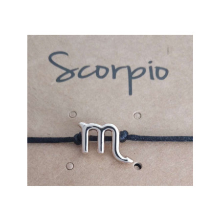 Atractiva Pulsera signo Escorpio