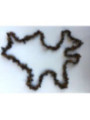 Collar Mineral Chip Ojo Tigre 100cm