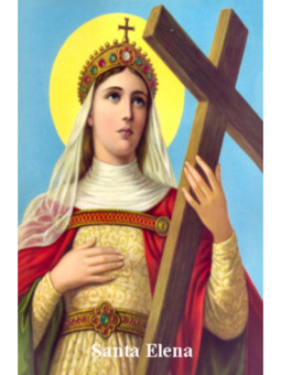 Estampa Plastificada Santa Elena. 5x7,5cm