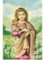 Estampa Plastificado de Santa Ines, de 5x7,5cm.