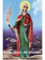Estampa Plastificada Santa Marta del dominio, de 5x7,5cm.