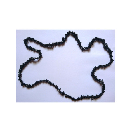 Collar Mineral chip Onix. 90cm