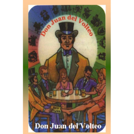 Estampa Plastificada Don Juan del Volteo. 5x7,5cm