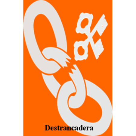 Estampa Plastificada Destrancadera. 5x7,5cm
