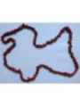 Collar Mineral chip Jaspe Rojo. 90cm