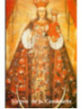 Estampa Plastificada Virgen de la Candelaria. 5x7,5cm