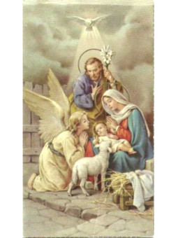 Estampa Plastificada Espíritu de la Navidad .