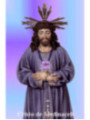 Estampa Plastificada Cristo de Medinaceli. 5x7,5cm