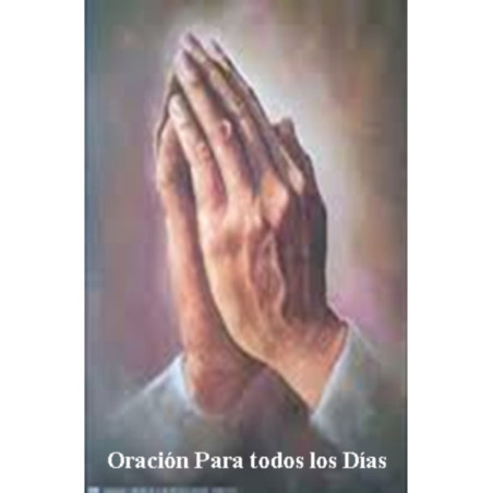 Estampa Plastificada Oración de cada Día, de 5x7,5cm. ?