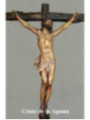 Estampa Plastificada Cristo de la Agonía, de 5x7,5cm.
