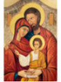 Estampa Plastificada de los Esposos, de 5x7,5cm.