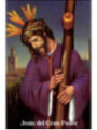 Estampa Plastificada Jesús del Gran Poder. 5x7,5cm