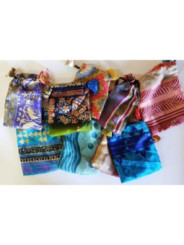 Pack Variado 10 Unidades Bolsa de Tela, 10 x 8 cm