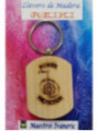 Llavero de Madera Con Símbolo Reiki