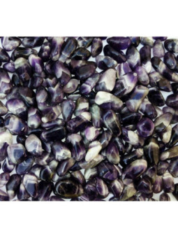 Canto Rodado Pequeño Amatista Bandeada de 1 a 2 cm