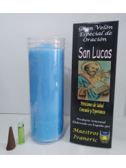 Velón Especial Potenciado Con Oración San Lucas.