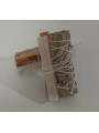 Atadillo de Salvia Blanca con Palo Santo y Selenita. +-10cm. Purificación y Protección.